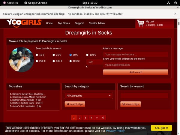 Yoogirls.com With Amex