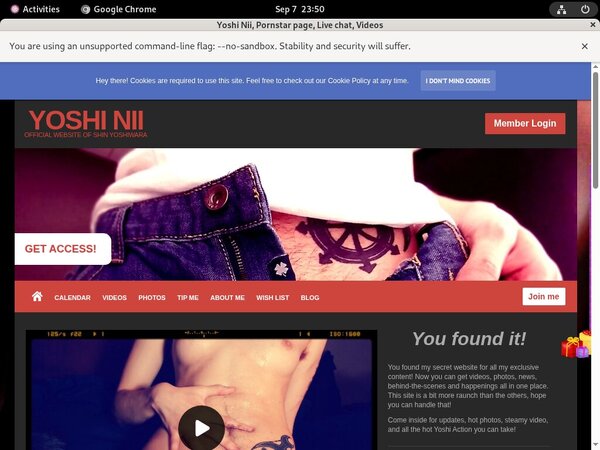 Yoshiwaraniisan.modelcentro.com Trial Membership Offer