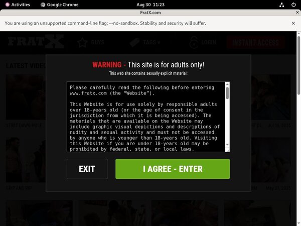 Fraternityx.com Con