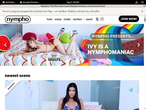 Nympho Hacked Account