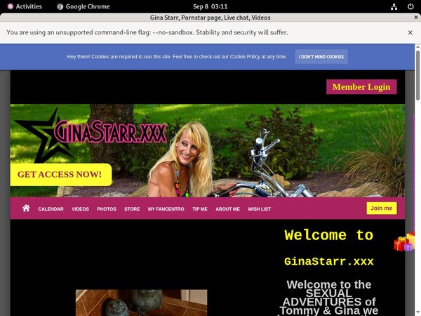 Gina Starr Usernames