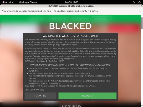 Blacked Mobile Account