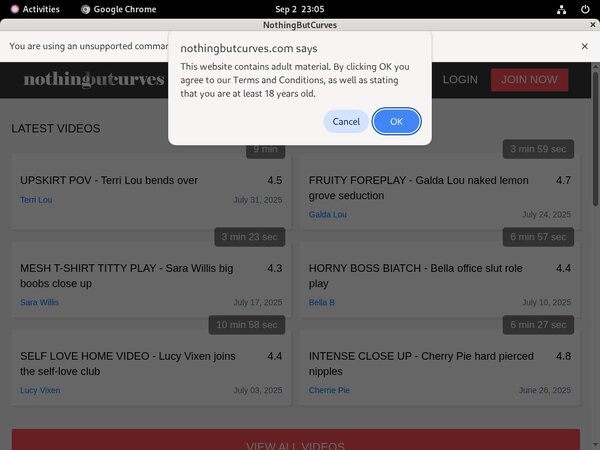 Free Nothingbutcurves Membership Account