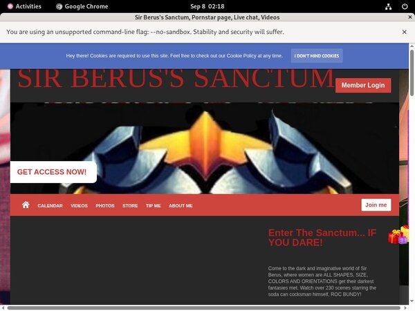 Sir Berus's Sanctum Massage